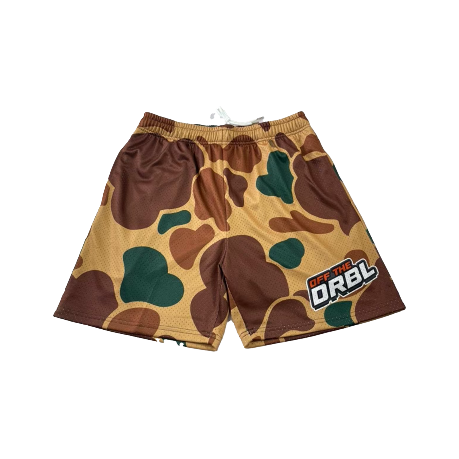 BROWN CAMO OTD SHORTS