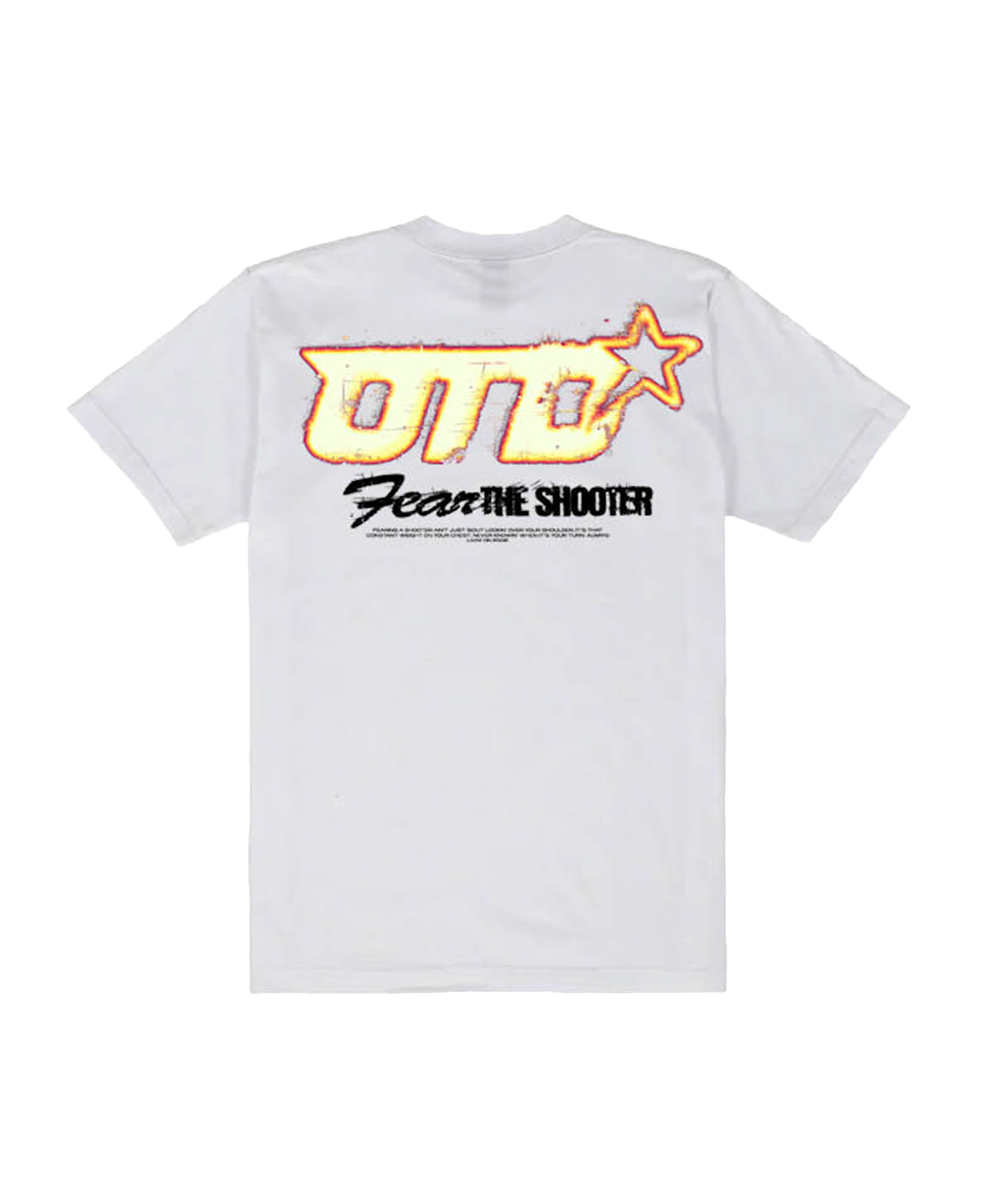 Flame Game Tee - White