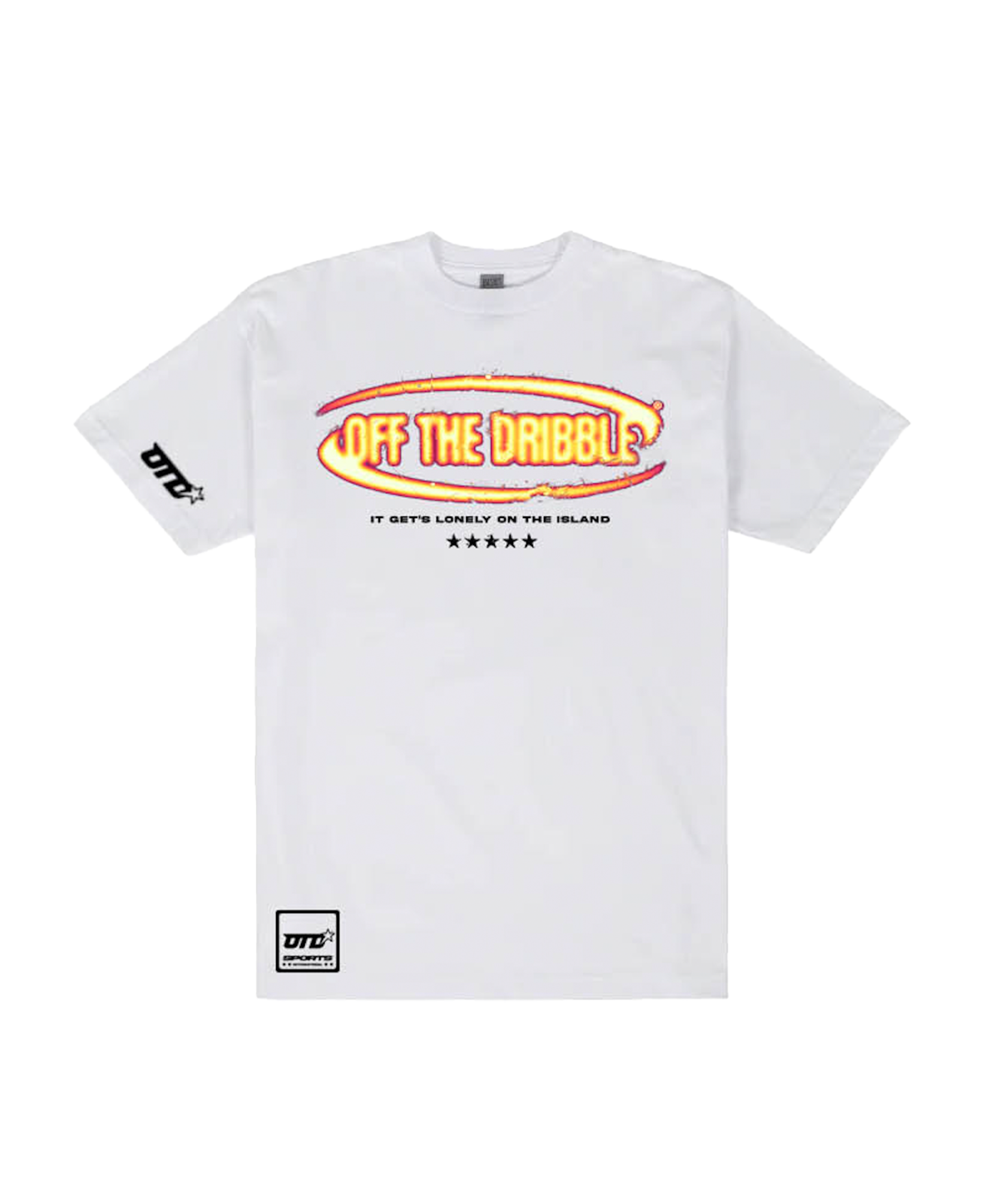 Flame Game Tee - White