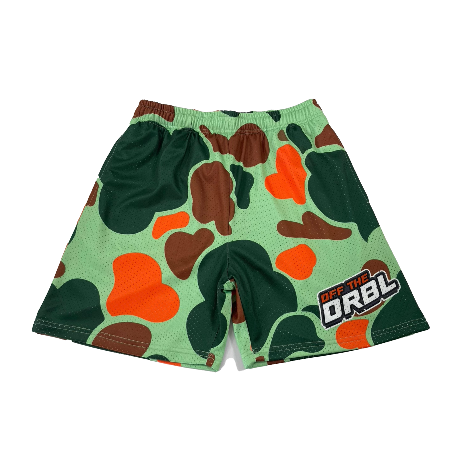 GREEN CAMO OTD SHORTS