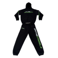 OTD Neon Green Claw Sweatsuit - Black