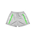 OTD Neon Green Claw Shorts - Gray