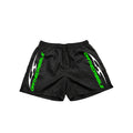 OTD Neon Green Claw Shorts - Black